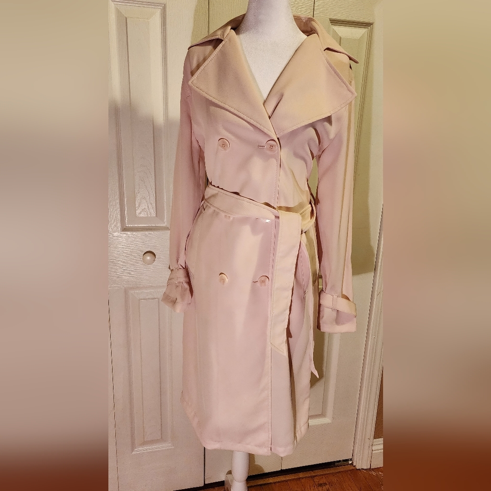 Express coat, long, light pink, size extra small